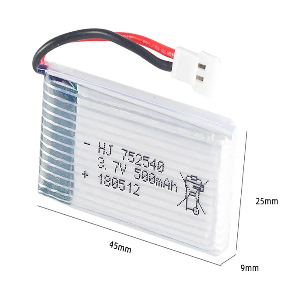 Bateria H31 3,7 V 500 mAh 7525 – Rc Helicopter Coaxial recenzja i cena